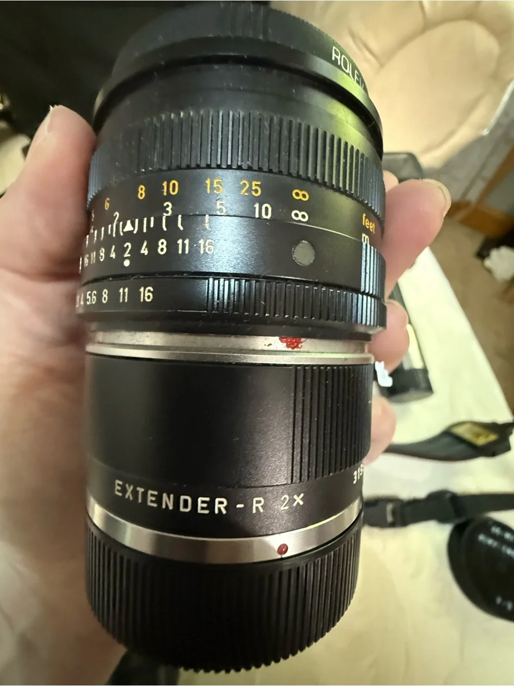 Leica R4s Camera Kit Elmarit-R 135mm Leitz Lens Flash Tested Working